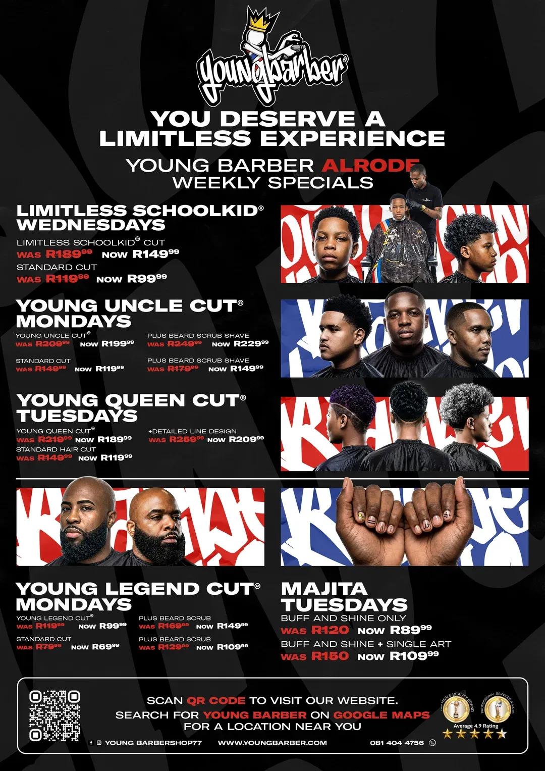 Alrode weekly specials flyer: "You deserve a limitless experience"