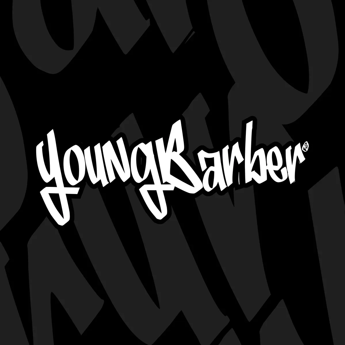 Young Barber wordmark, single line