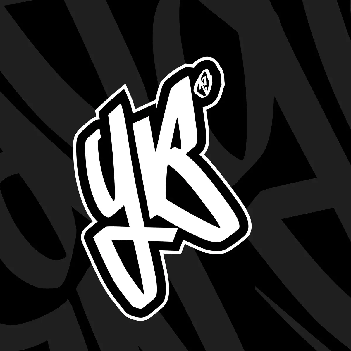YB graffiti monogram
